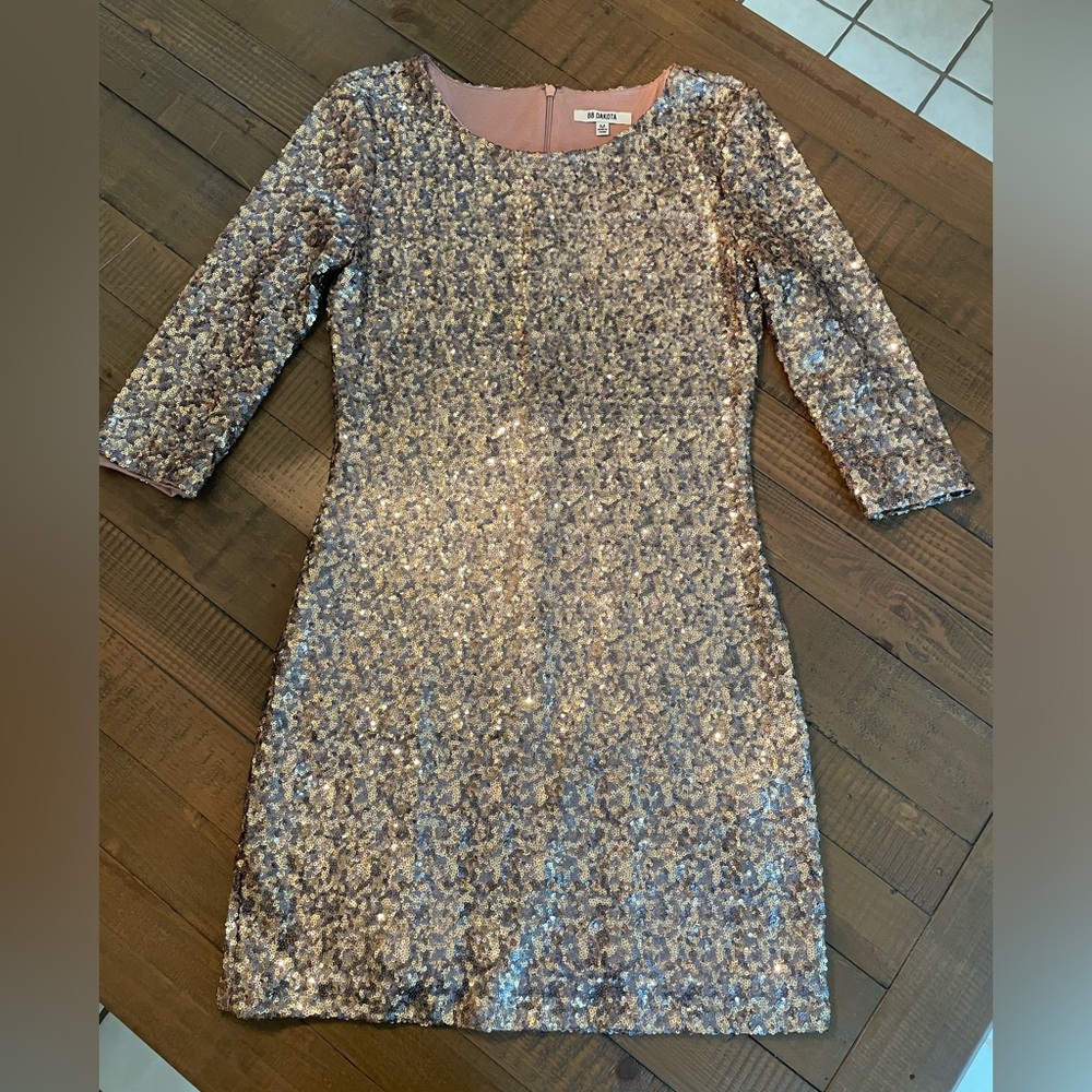 Like new sequined party dress. Only worn once!